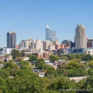 Skyline of a North Carolina city because I provide counseling to people in urban and rural areas of North Carolina.