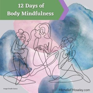 Image of 3 line-drawn figures of bodies to symbolize the importance of being mindfully aware of your body.  