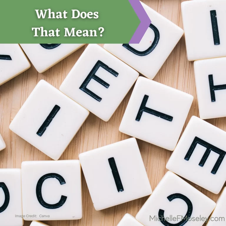 What Does That Mean?