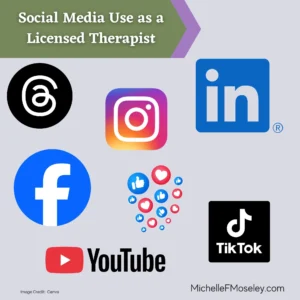 Collage image of popular social media logos, including Threads, Instagram, LinkedIn, Facebook Tik Tok, and YouTube.  
